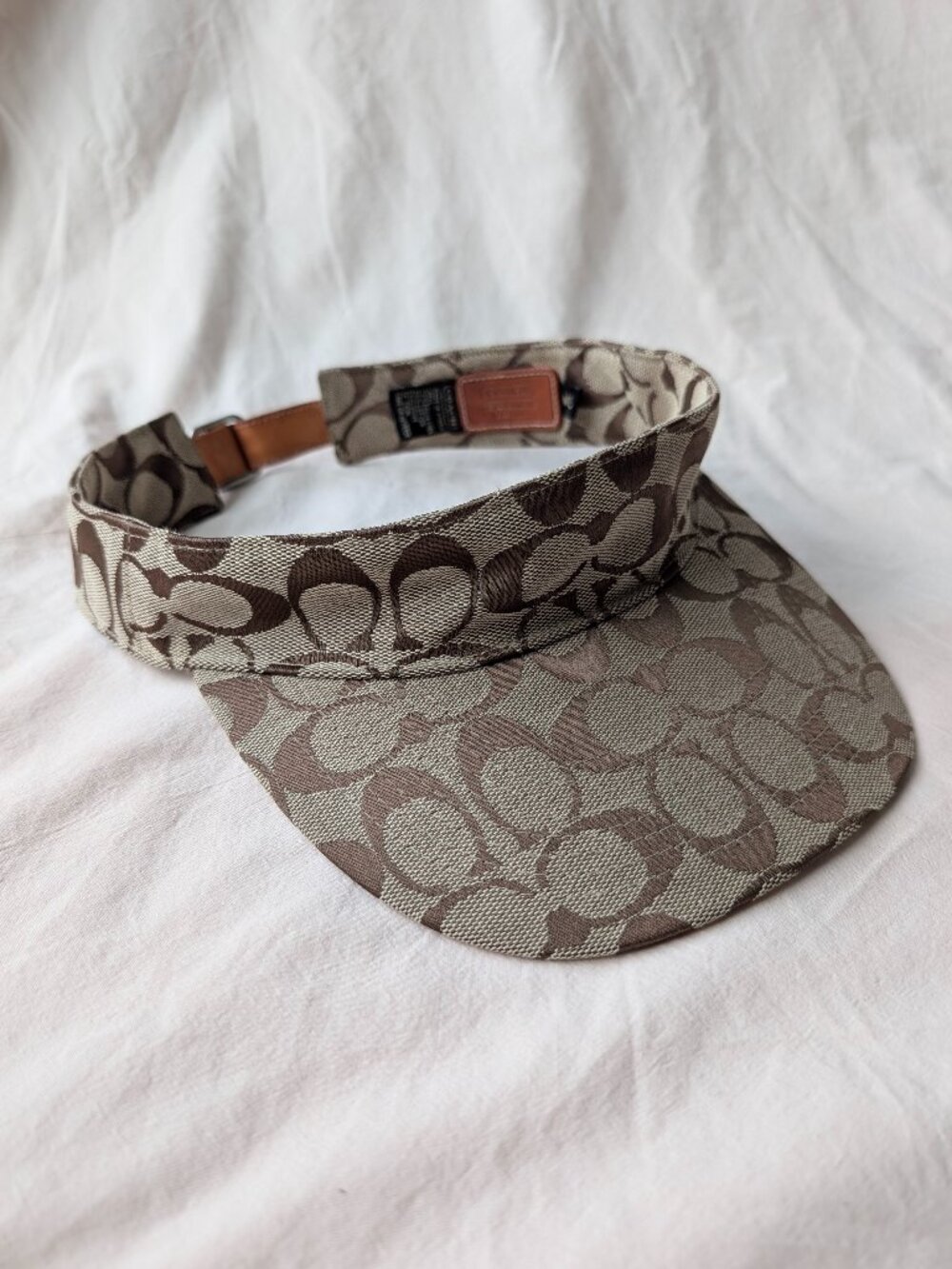 COACH Signature Canvas Visor | Size M/L